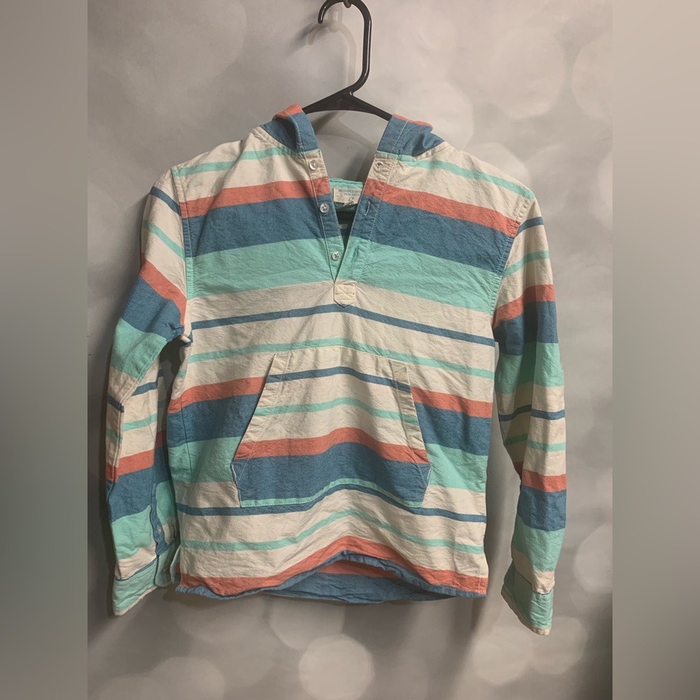 Brothers and Sisters ZY long sleeve striped beach style‎ pullover
